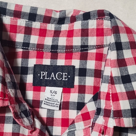 SOLD! ❤️Bundle❤️ 2 Cute Children's Place Boys Short Sleeve Shirts, Size 5/6, - Picture 5 of 10
